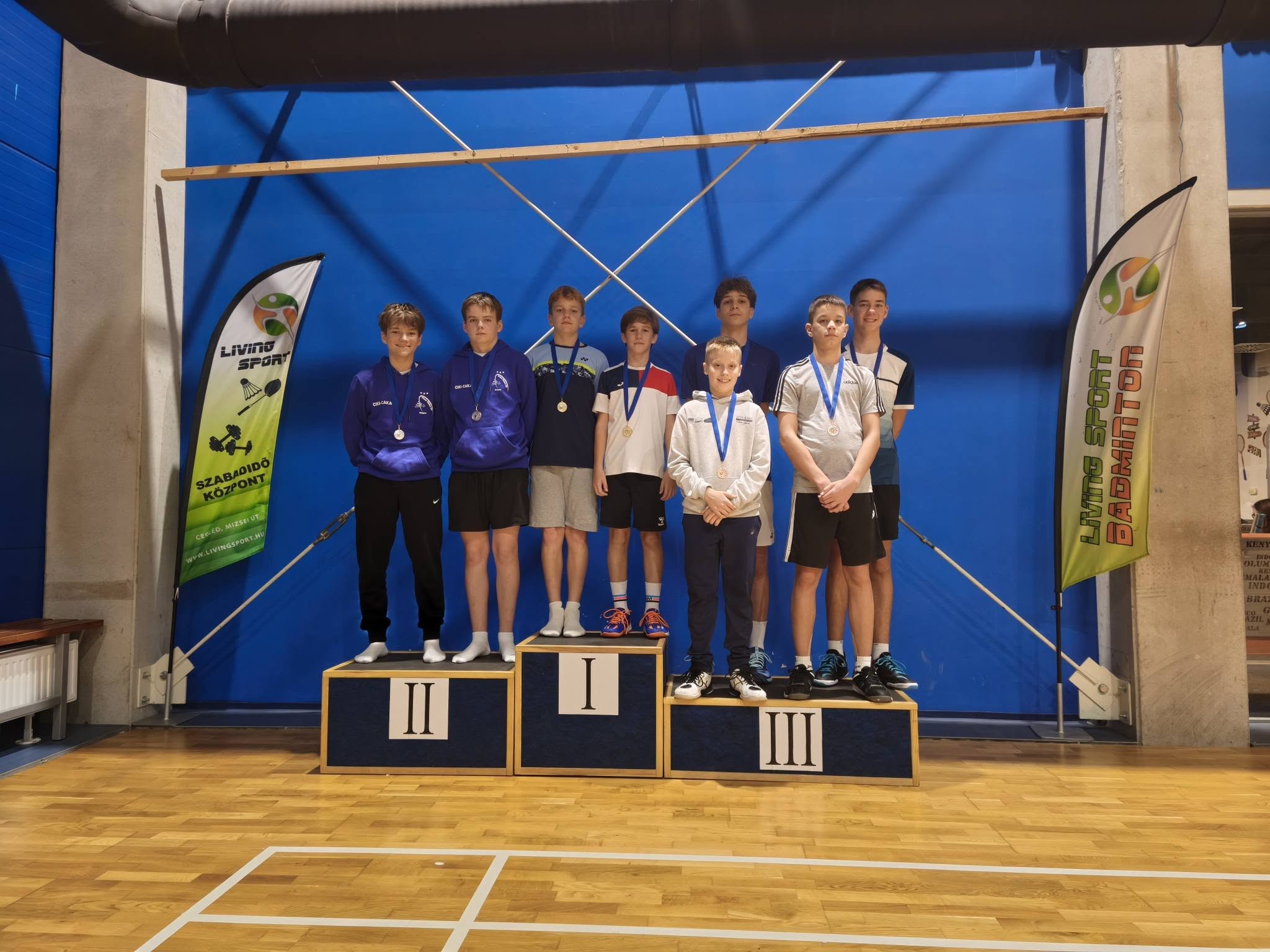 Gyuris Dominik és Békefi Bálint – Living Sport Kupa, fiú páros ezüstérem