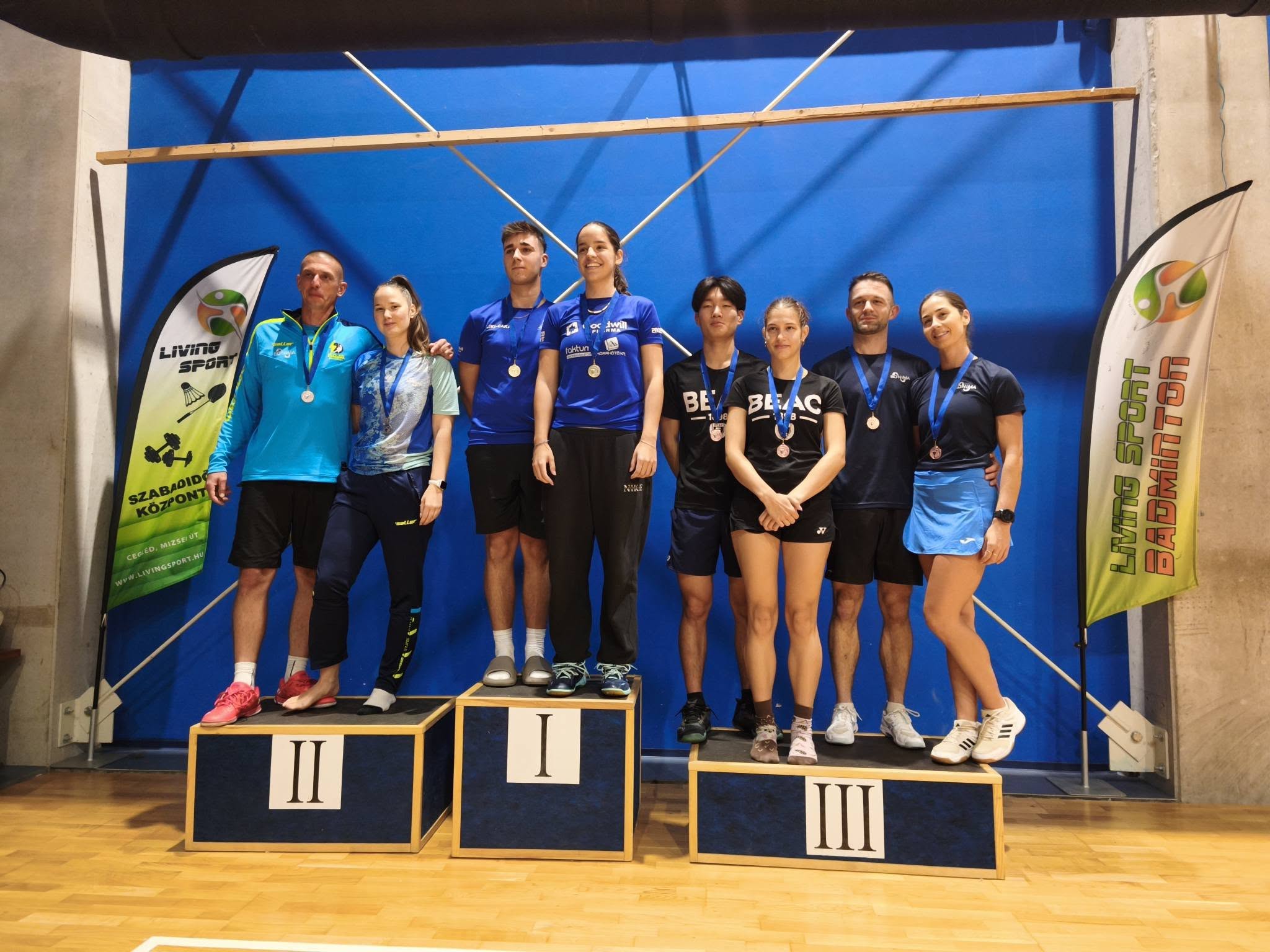 Farkas Martin és Pápai Luca – Living Sport Kupa, vegyes páros bajnokok